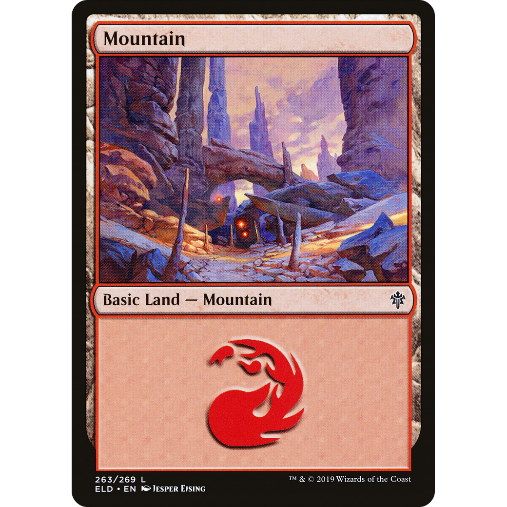 Mountain (263) (ELD-263) - Throne of Eldraine Foil