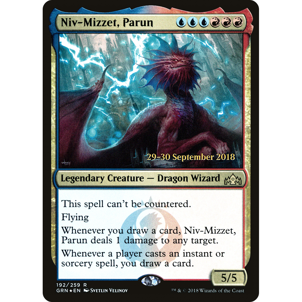 Niv-Mizzet, Parun (PRE-192) - Guilds of Ravnica Promos Foil