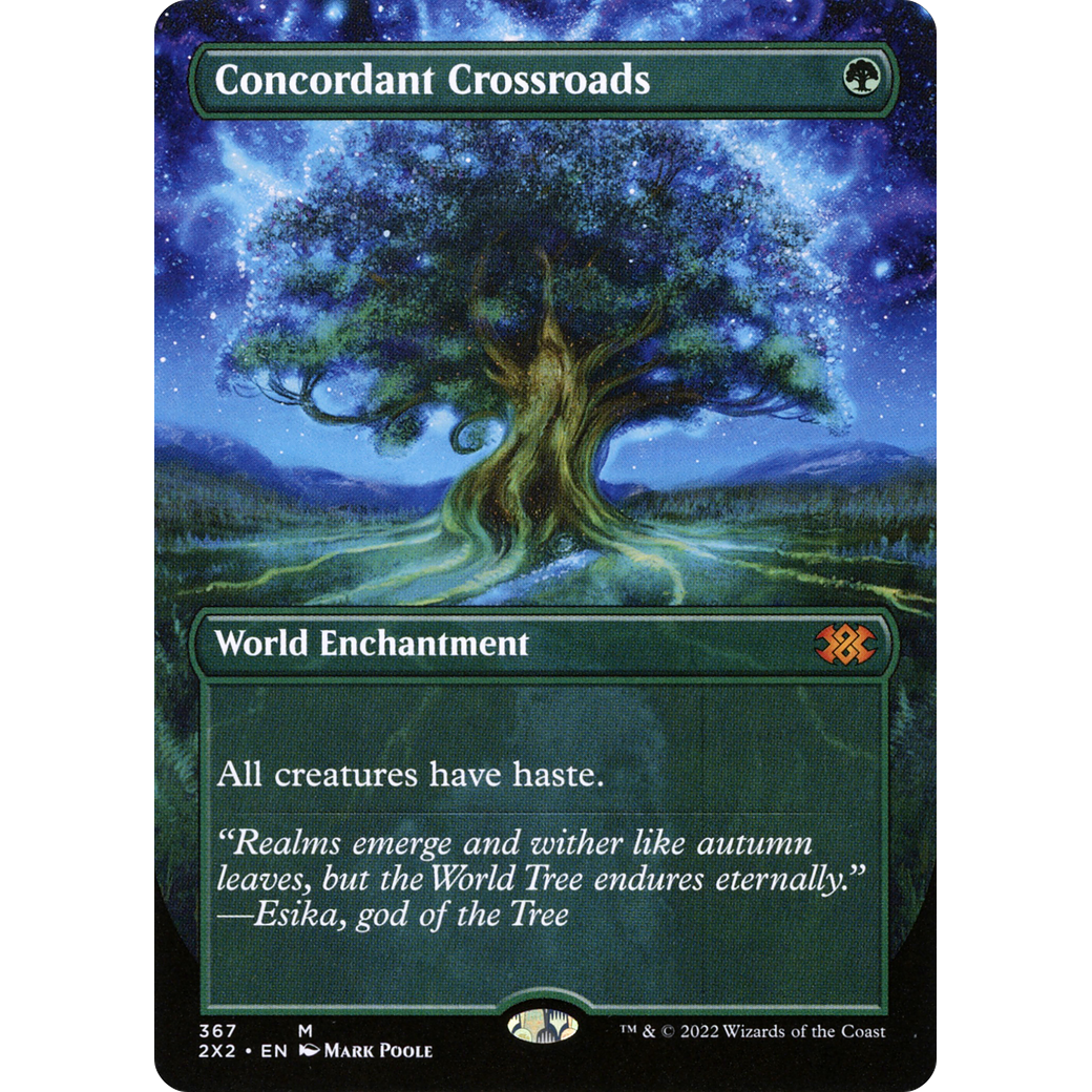 Concordant Crossroads (Borderless) (2X2-367) - Double Masters 2022 (Borderless)