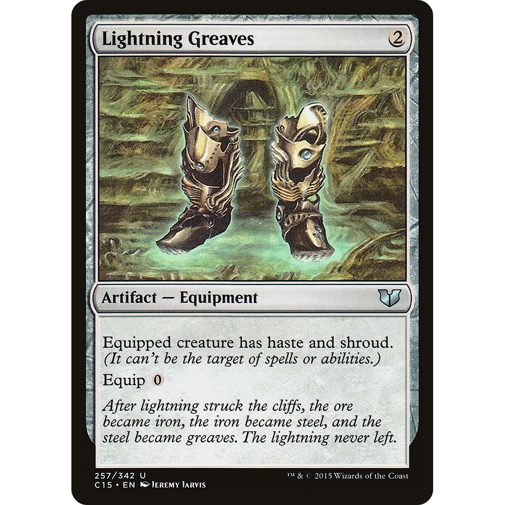 Lightning Greaves (C15-257) - Commander 2015