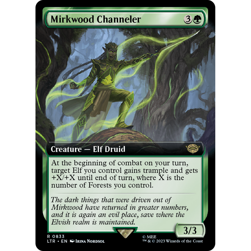 Mirkwood Channeler (LTR-833) - The Lord of the Rings: Tales of Middle-earth: (Extended Art)