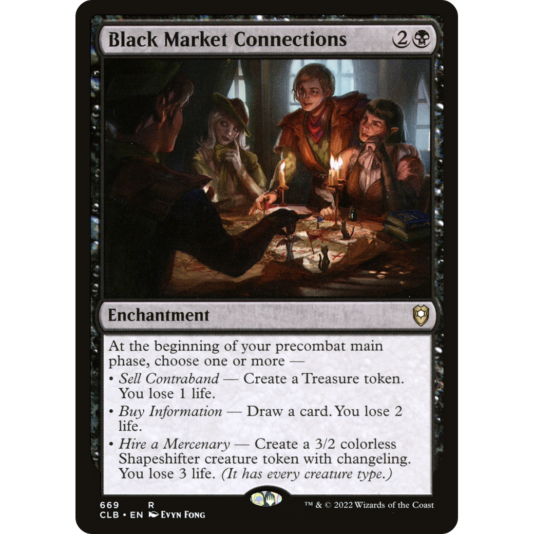Black Market Connections (CLB-669) - Commander Legends: Battle for Baldur's Gate