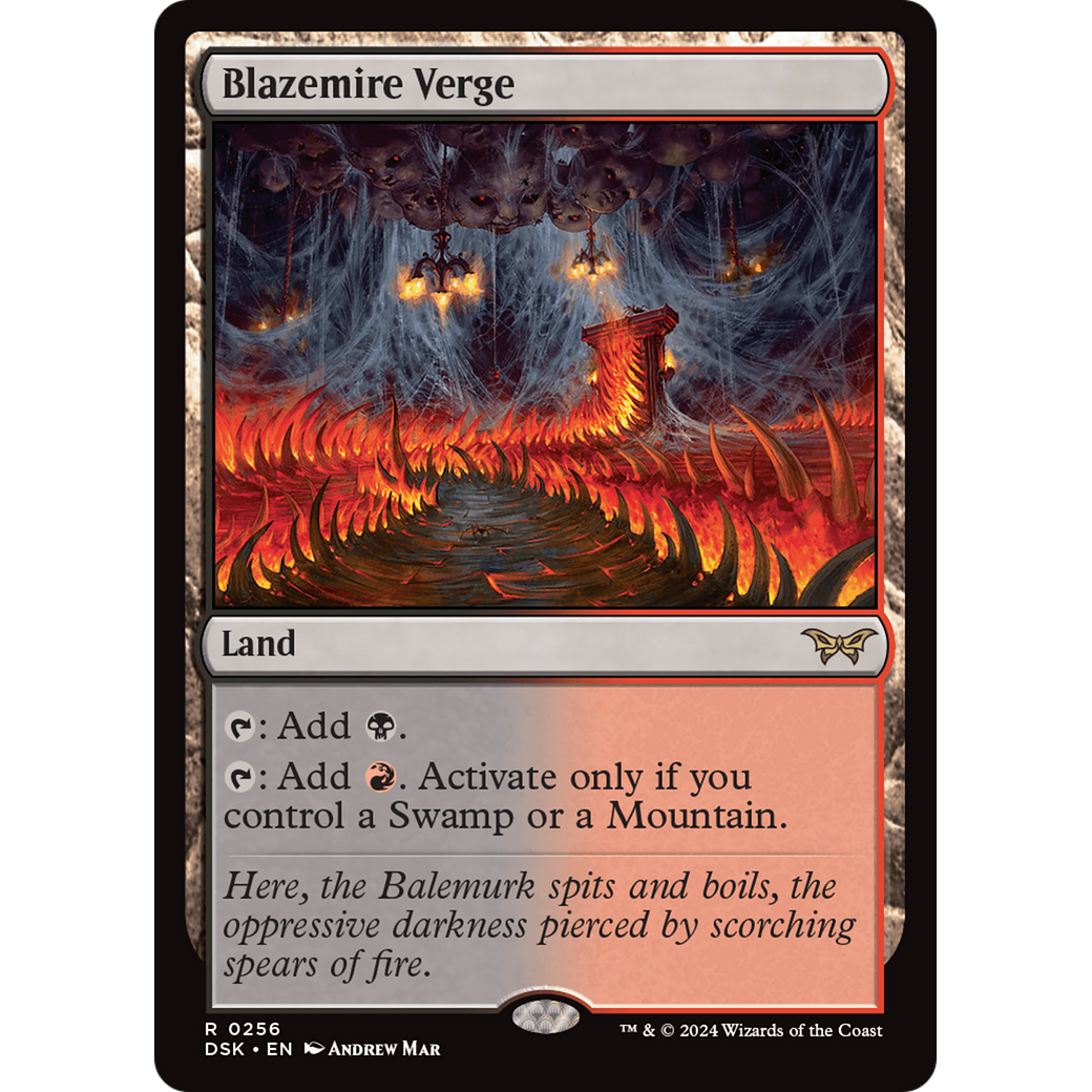 Blazemire Verge (DSK-256) - Duskmourn: House of Horror