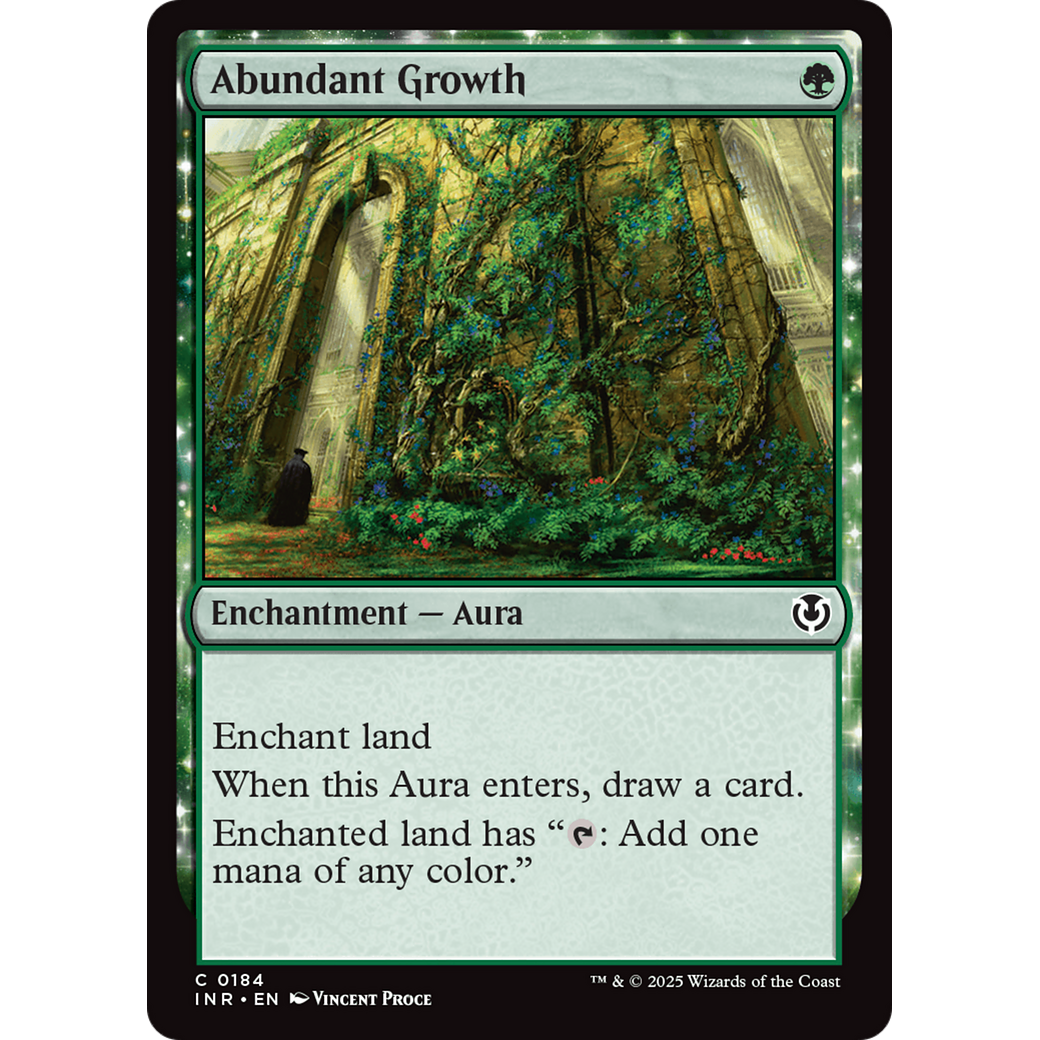 Abundant Growth (INR-184) - Innistrad Remastered: (enchantment) Foil
