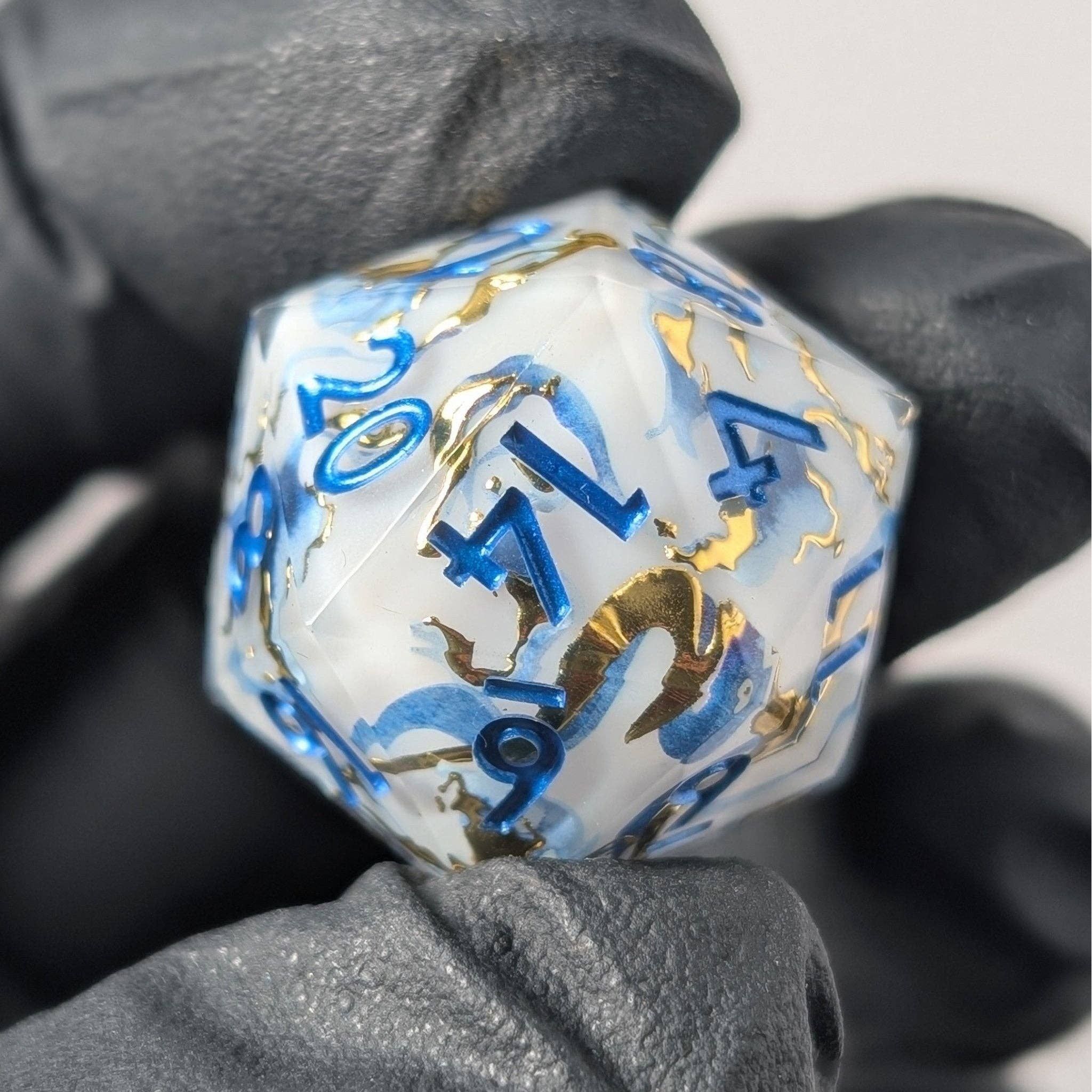 Borealis Aurum - 7 Piece Polyhedral Dice Set