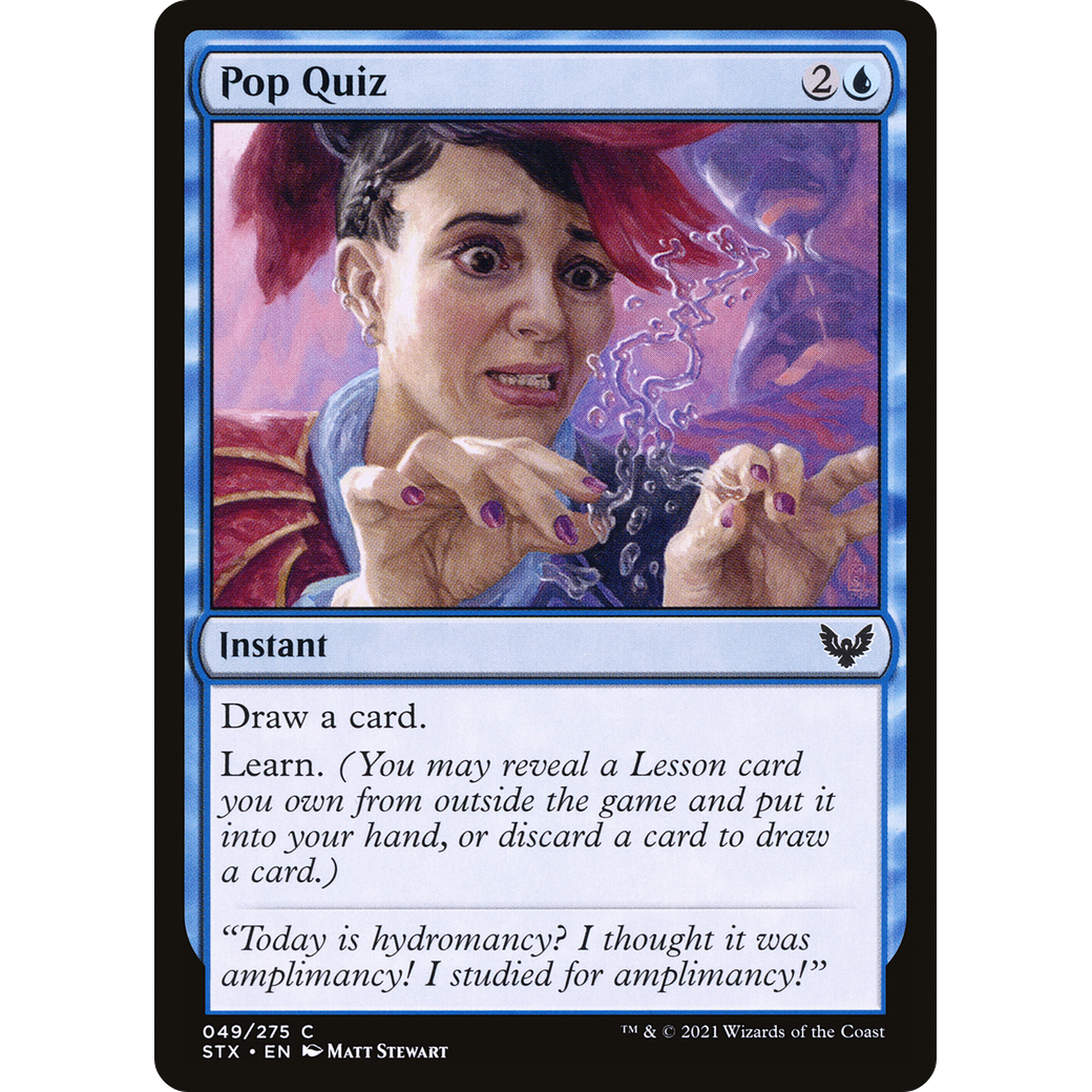 Pop Quiz (STX-049) - Strixhaven: School of Mages Foil