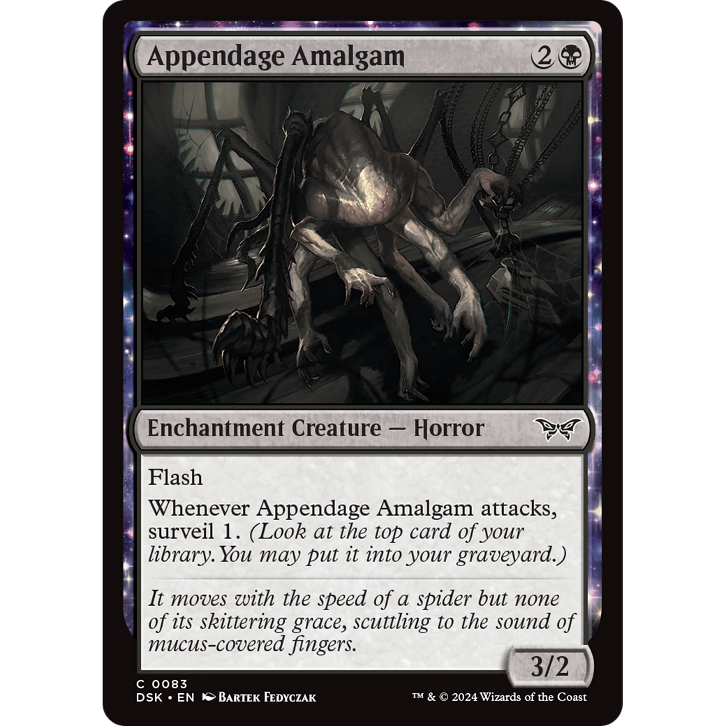 Appendage Amalgam (DSK-083) - Duskmourn: House of Horror: (enchantment) Foil