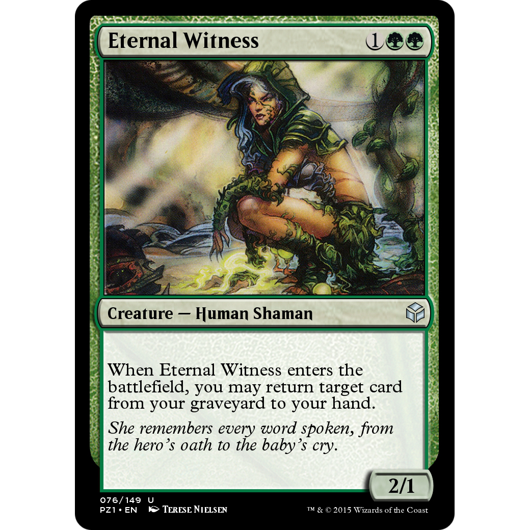 Eternal Witness (PZ1-076) - Legendary Cube Prize Pack Foil