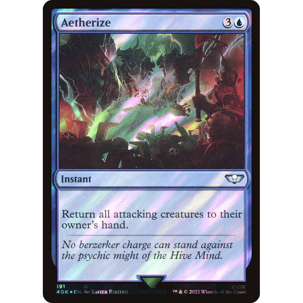 Aetherize (40K-191) - Warhammer 40,000 Commander Foil