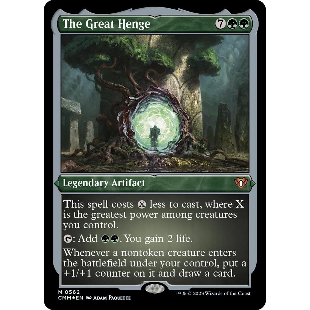 The Great Henge (CMM-562) - Commander Masters Etched Foil