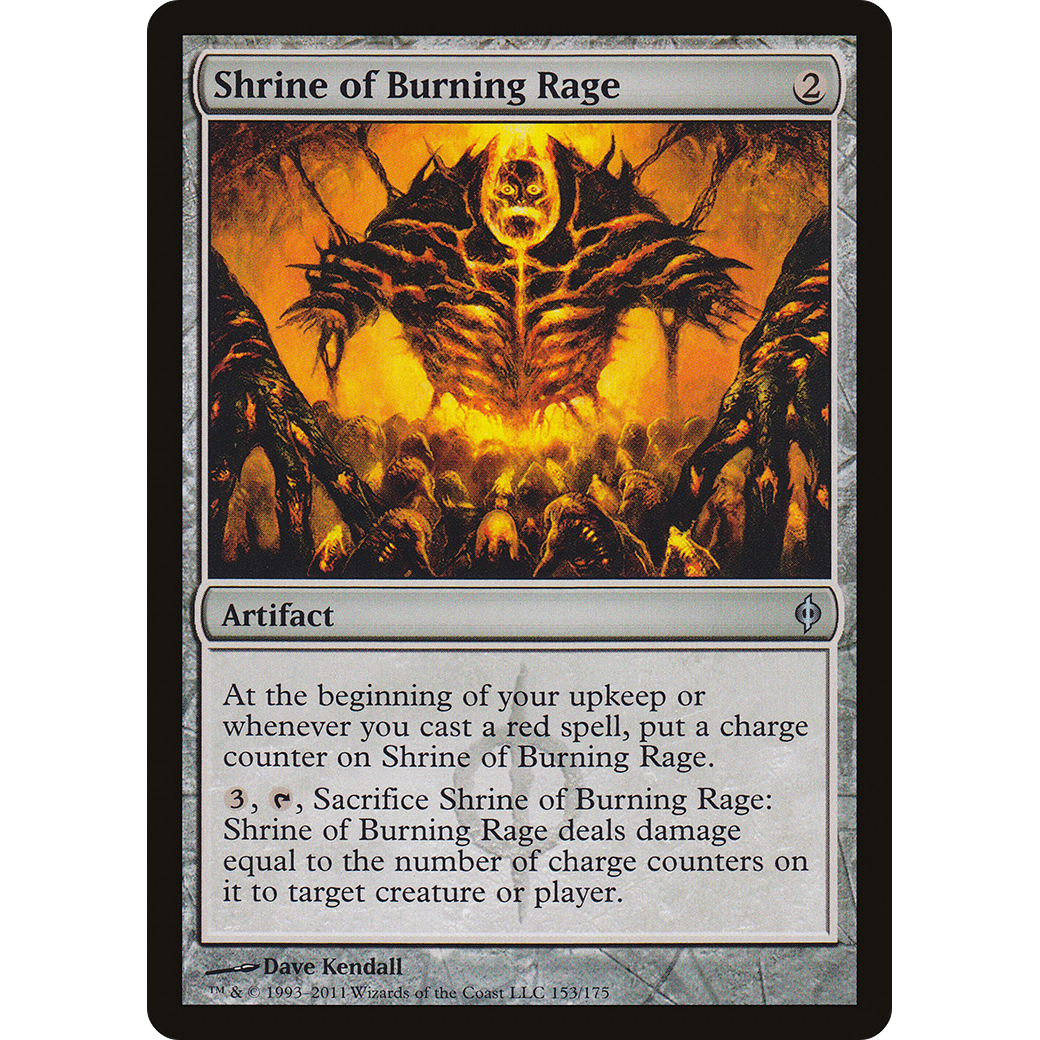 Shrine of Burning Rage (NPH-153) - New Phyrexia