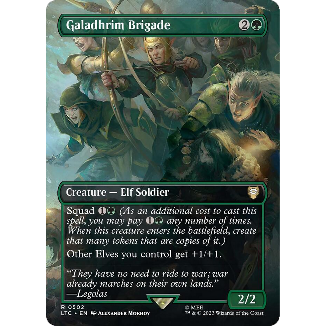 Galadhrim Brigade (LTC-502) - Tales of Middle-earth Commander (Borderless)