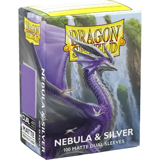 Dragon Shield: Nebula & Silver 100ct Dual Matte Sleeves