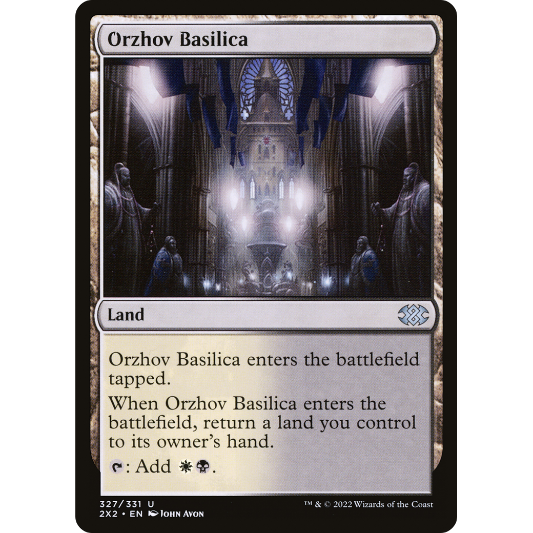 Orzhov Basilica (2X2-327) - Double Masters 2022 Foil
