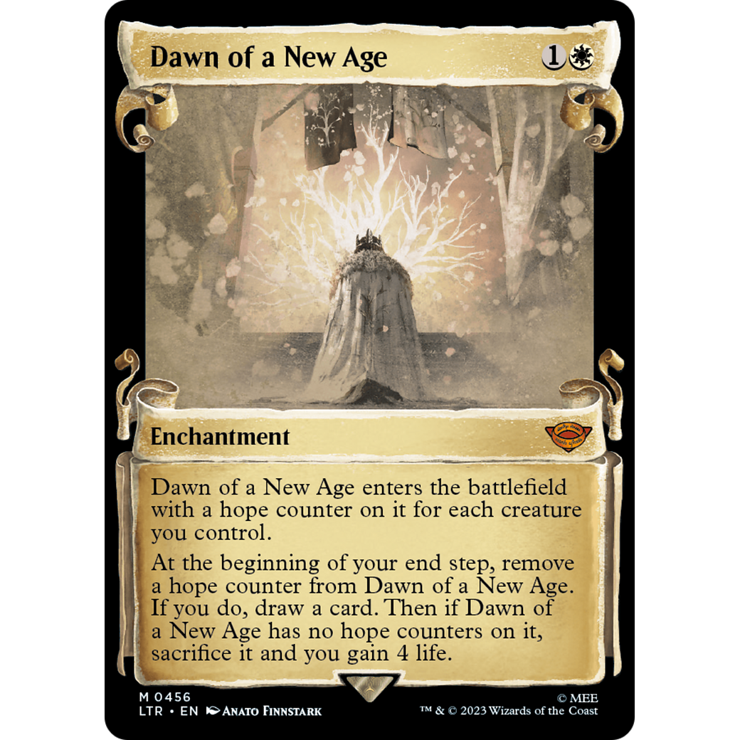 Dawn of a New Age (LTR-456) - The Lord of the Rings: Tales of Middle-earth: (Showcase) Foil