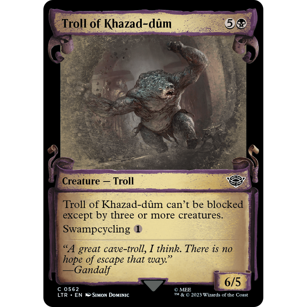 Troll of Khazad-dûm (LTR-562) - The Lord of the Rings: Tales of Middle-earth: (Showcase)
