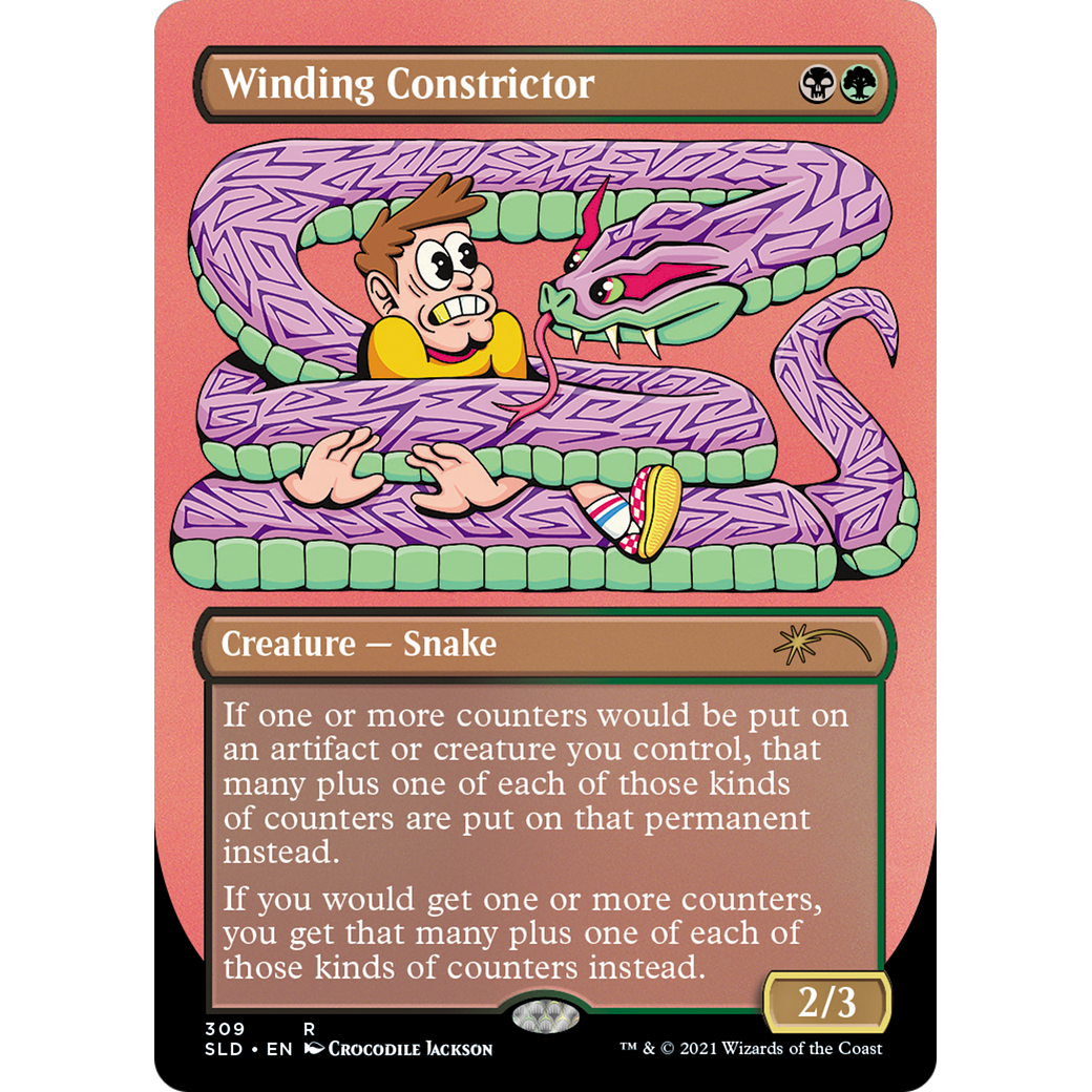 Winding Constrictor (SLD-309) - Secret Lair Drop (Borderless)
