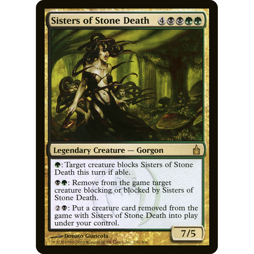 Sisters of Stone Death (RAV-231) - Ravnica: City of Guilds Foil