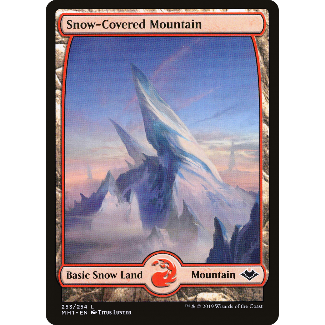 Snow-Covered Mountain (MH1-253) - Modern Horizons Foil