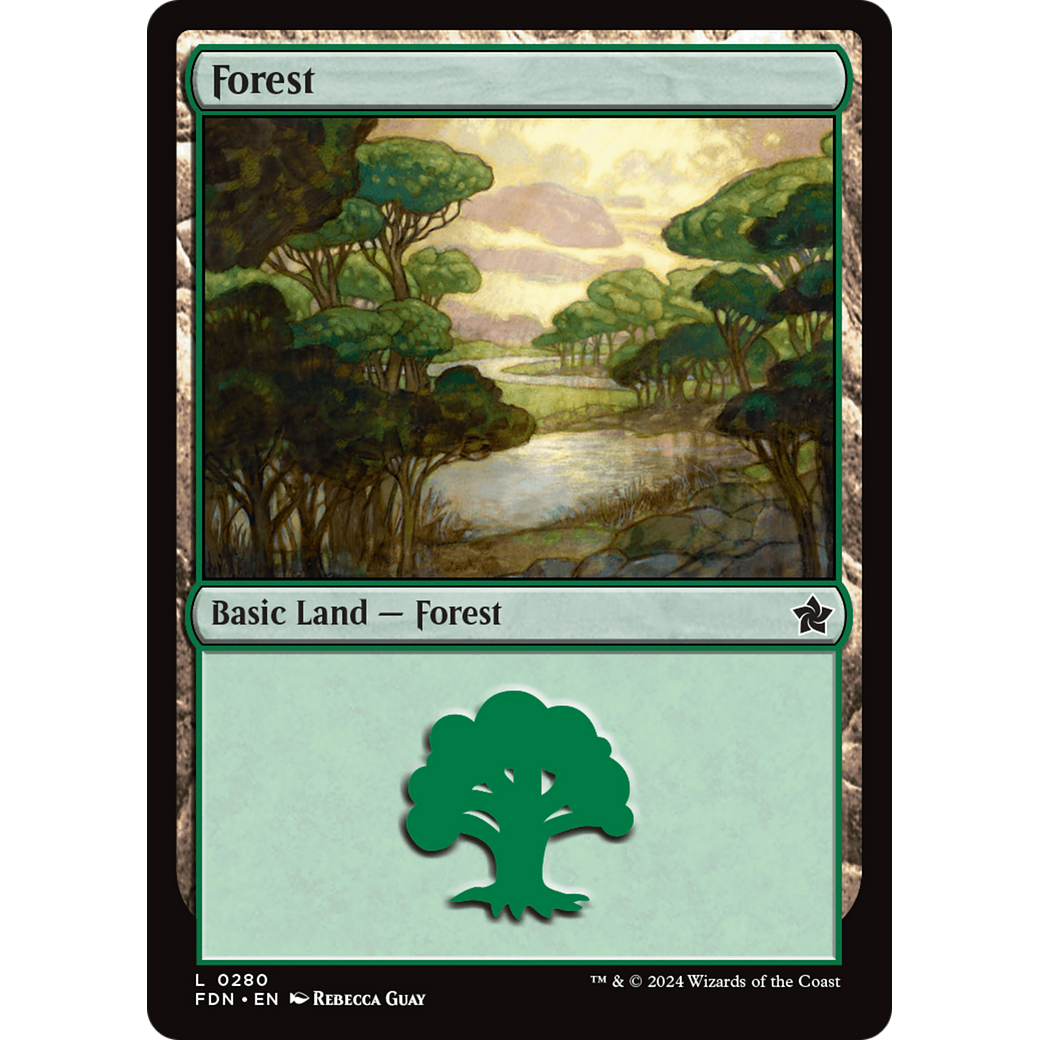 Forest (FDN-280) - Foundations Foil