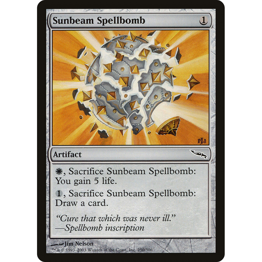 Sunbeam Spellbomb (MRD-250) - Mirrodin Foil