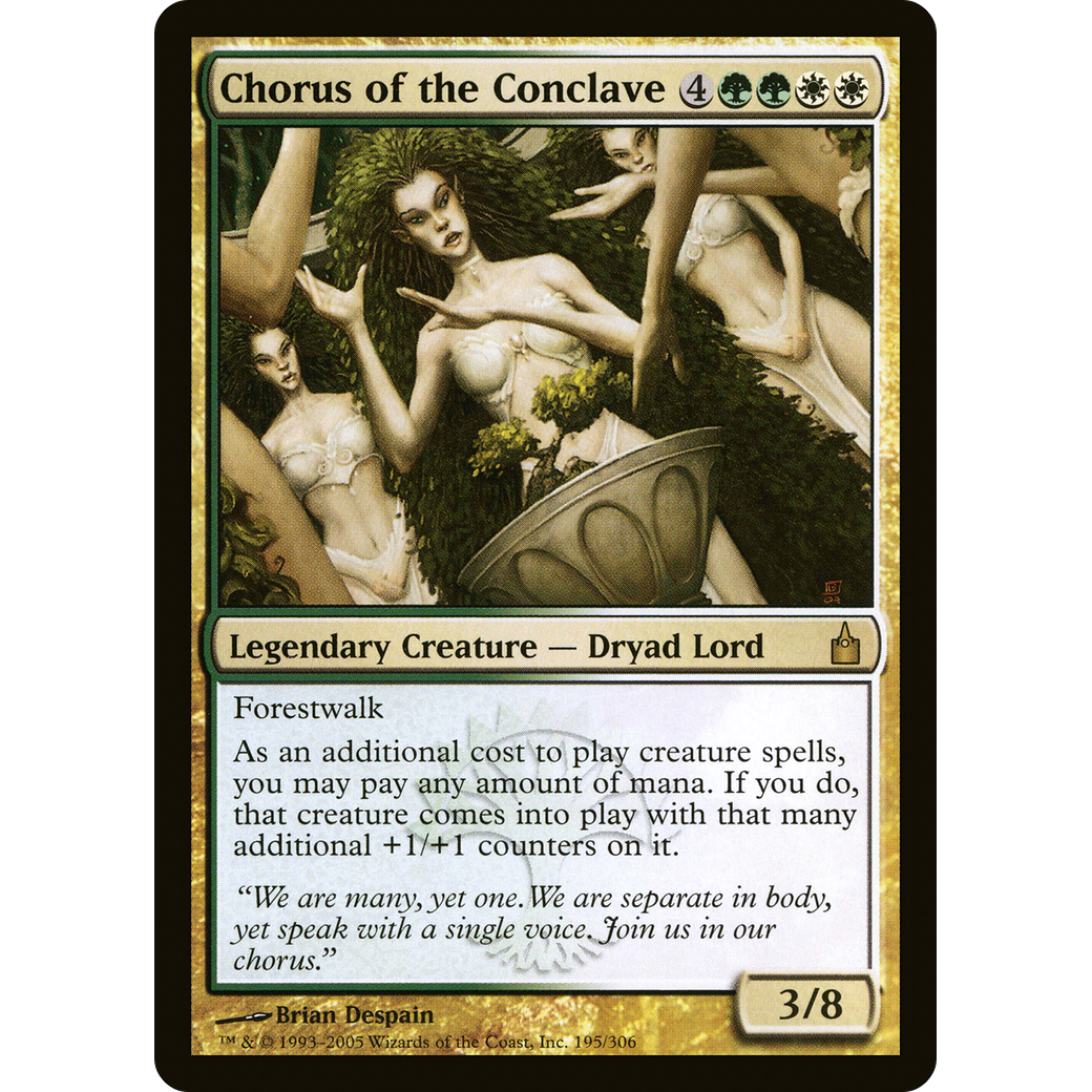 Chorus of the Conclave (RAV-195) - Ravnica: City of Guilds Foil