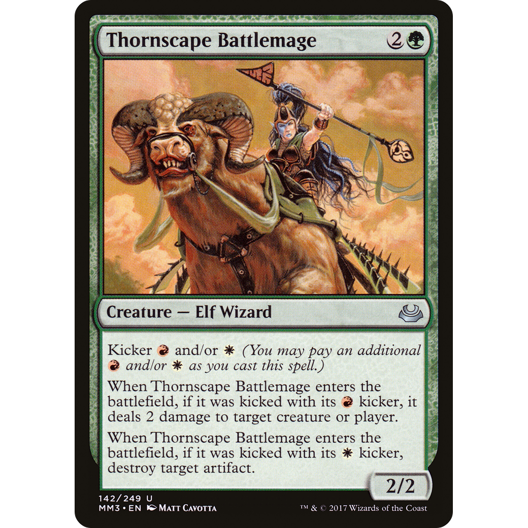 Thornscape Battlemage (MM3-142) - Modern Masters 2017 Foil