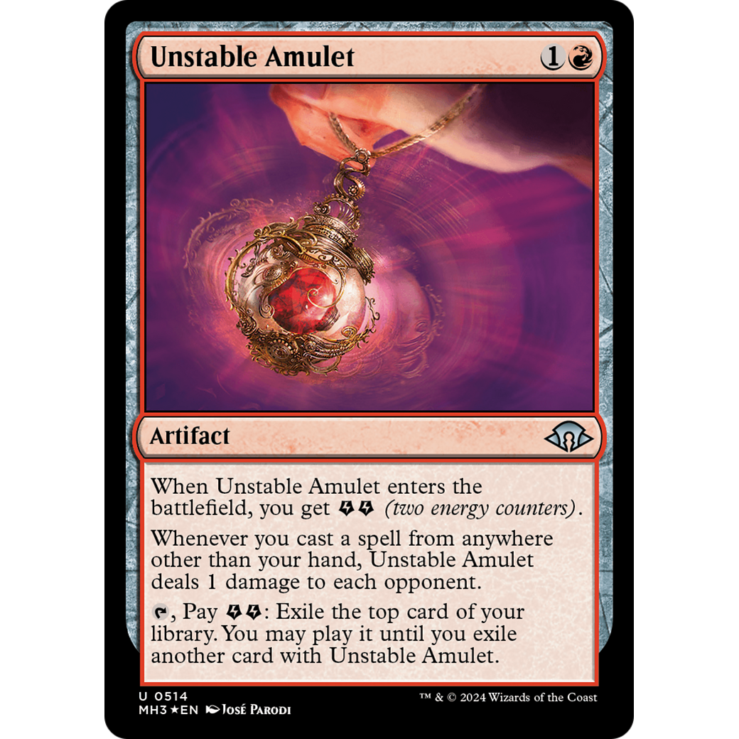 Unstable Amulet (MH3-514) - Modern Horizons 3 Foil