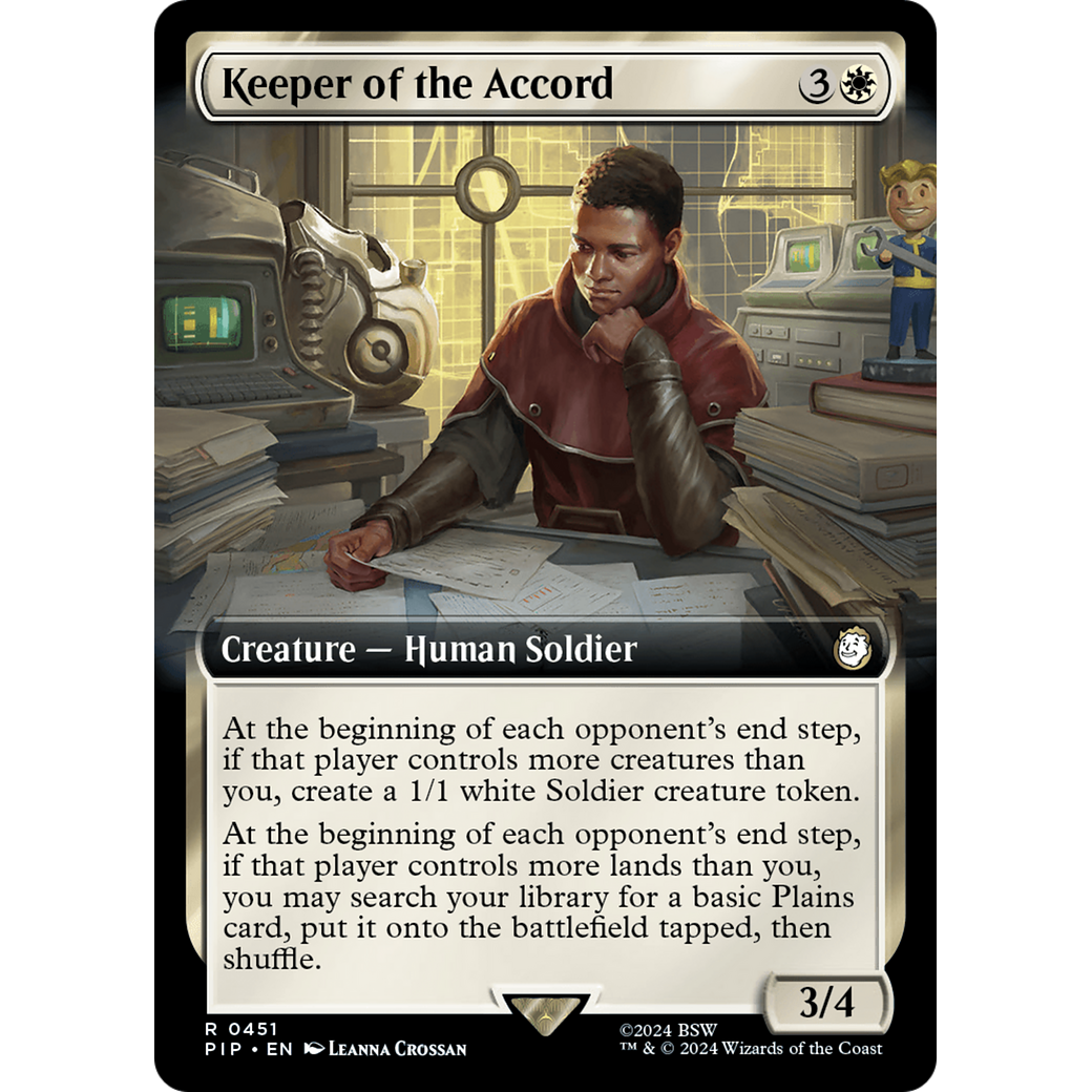 Keeper of the Accord (PIP-451) - Fallout: (Extended Art) Foil
