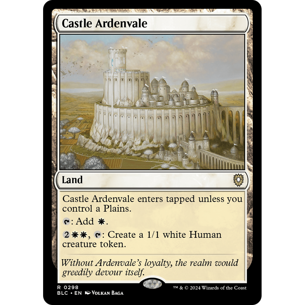 Castle Ardenvale (BLC-298) - Bloomburrow Commander