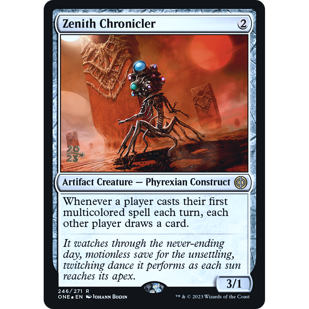 Zenith Chronicler (PRE-246S) - Phyrexia: All Will Be One Promos Foil