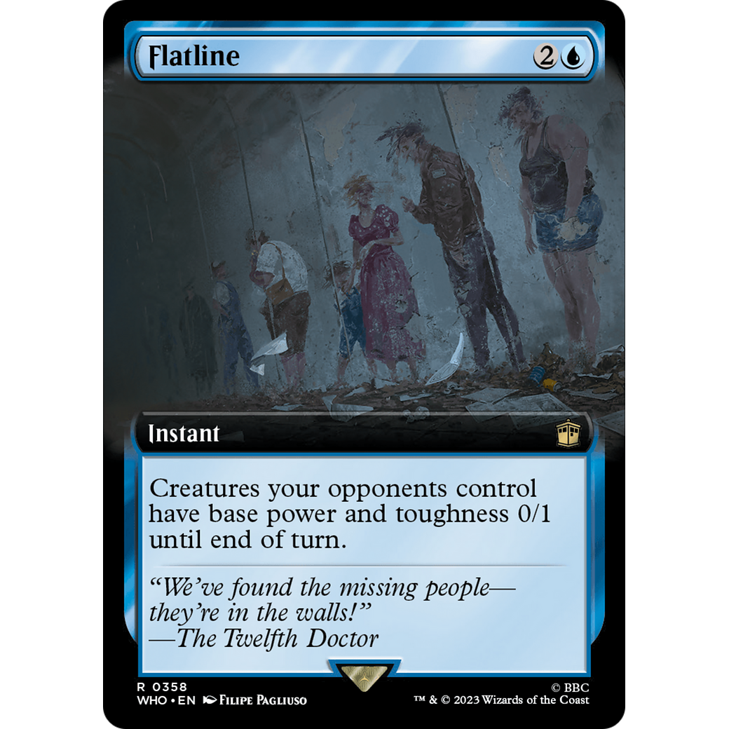 Flatline (Extended Art) (WHO-358) - Doctor Who: (Extended Art) Foil