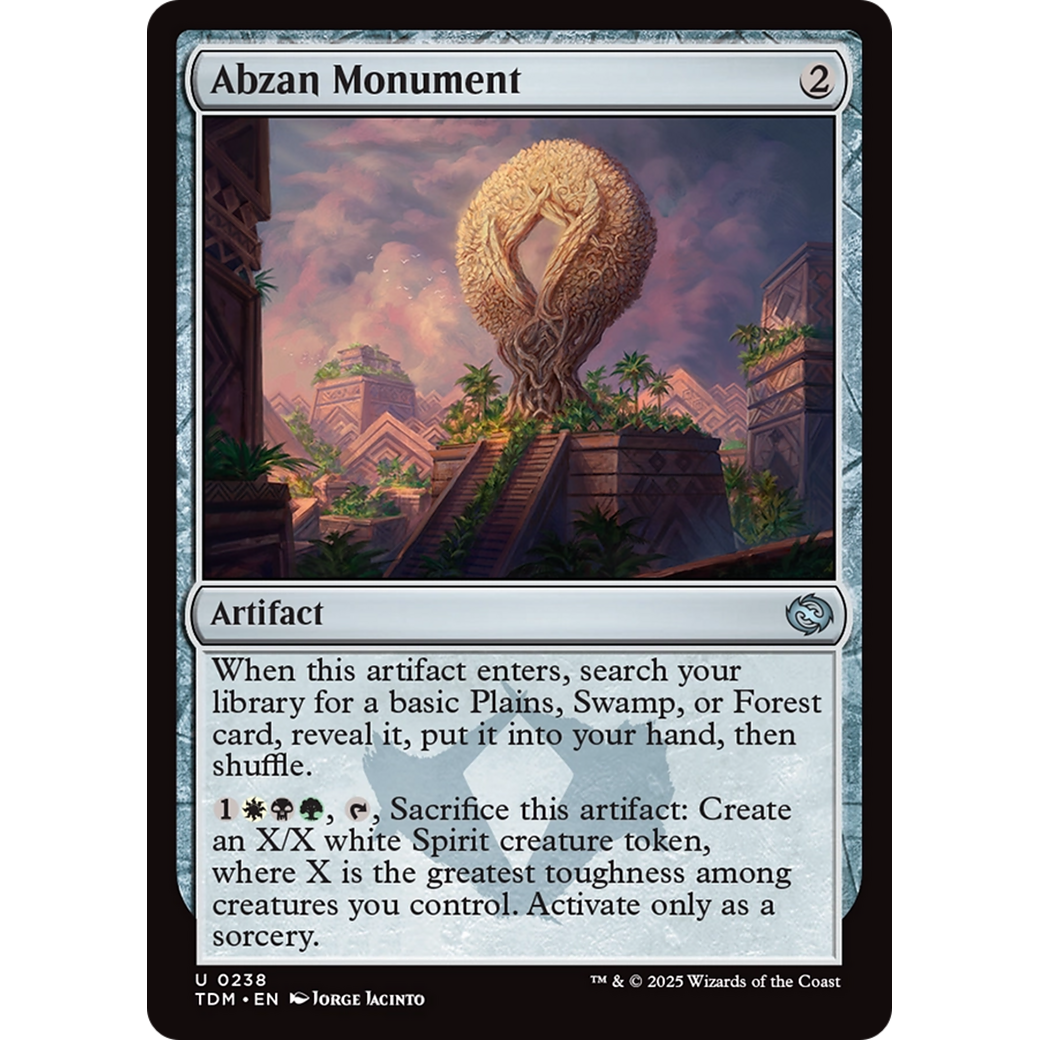 Abzan Monument (TDM-238) - Tarkir: Dragonstorm Foil