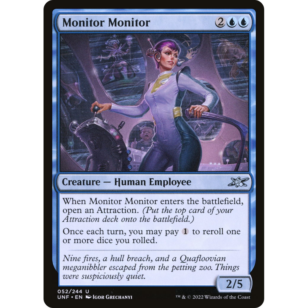 Monitor Monitor (UNF-052) - Unfinity Foil