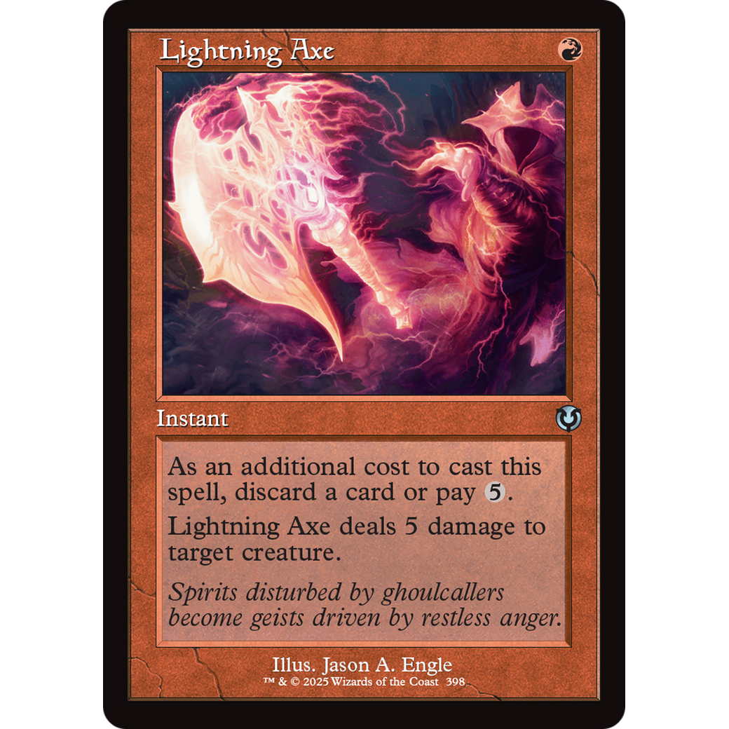 Lightning Axe (INR-398) - Innistrad Remastered Foil