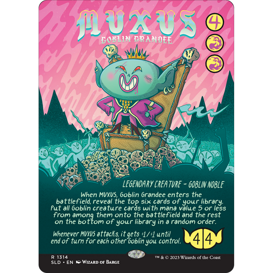 Muxus, Goblin Grandee (SLD-1314) - Secret Lair Drop (Borderless)