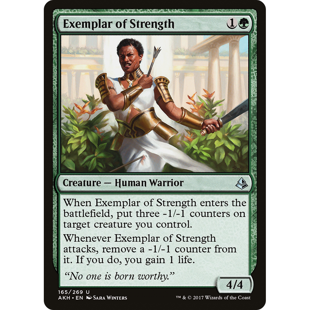 Exemplar of Strength (AKH-165) - Amonkhet Foil