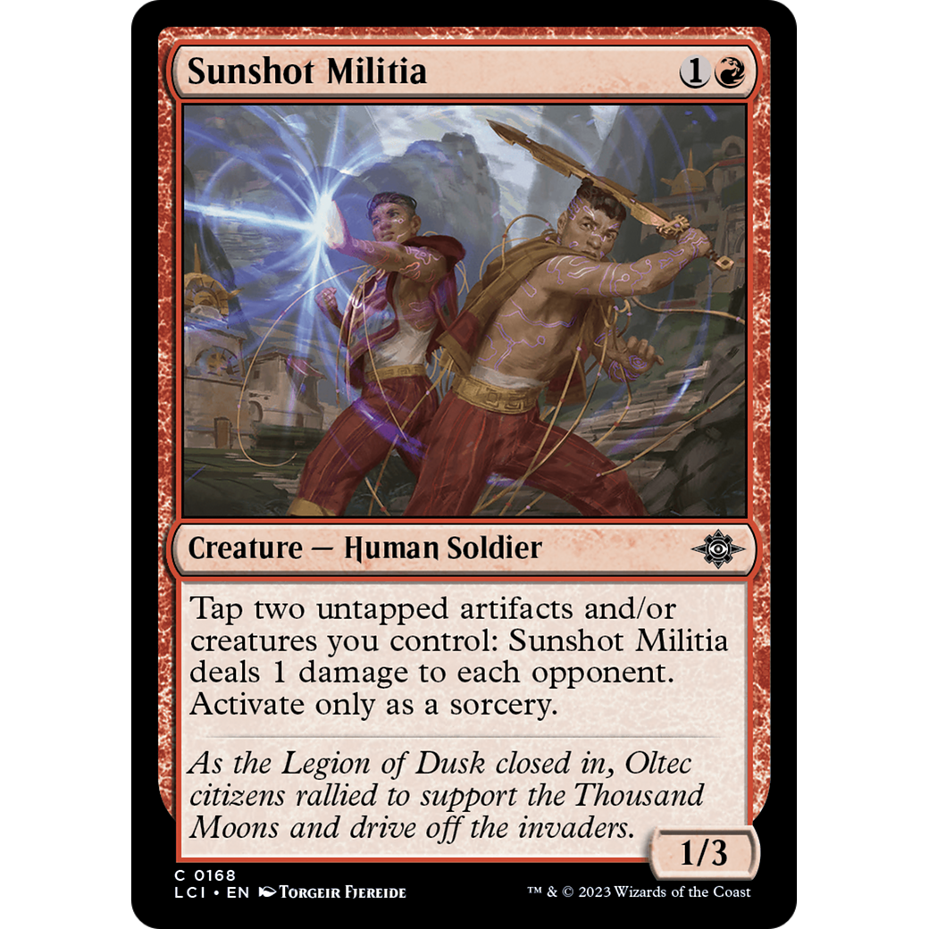 Sunshot Militia (LCI-168) - The Lost Caverns of Ixalan