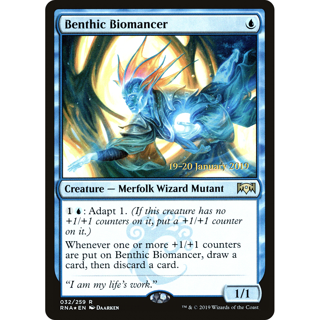 Benthic Biomancer (PRE-032) - Ravnica Allegiance Promos Foil