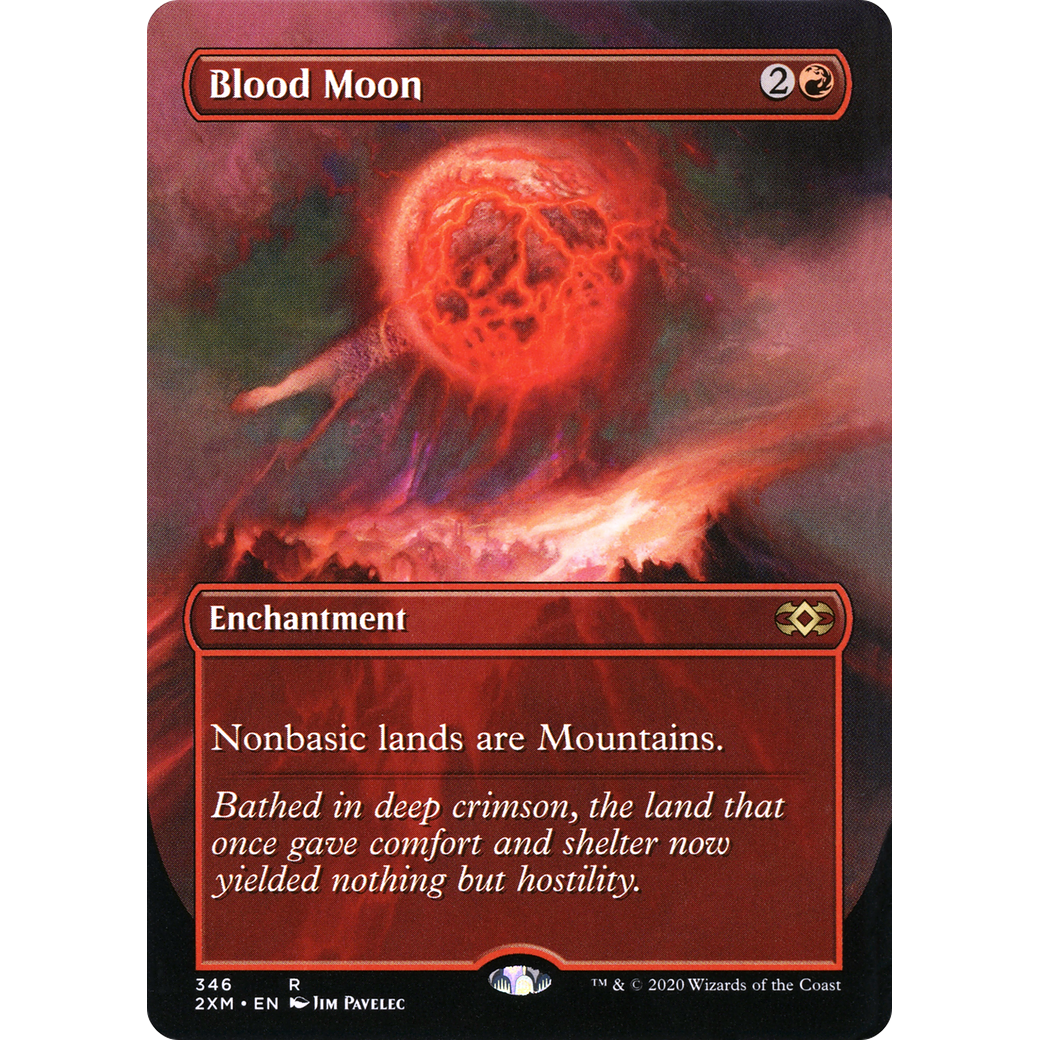 Blood Moon (Borderless) (2XM-346) - Double Masters (Borderless)