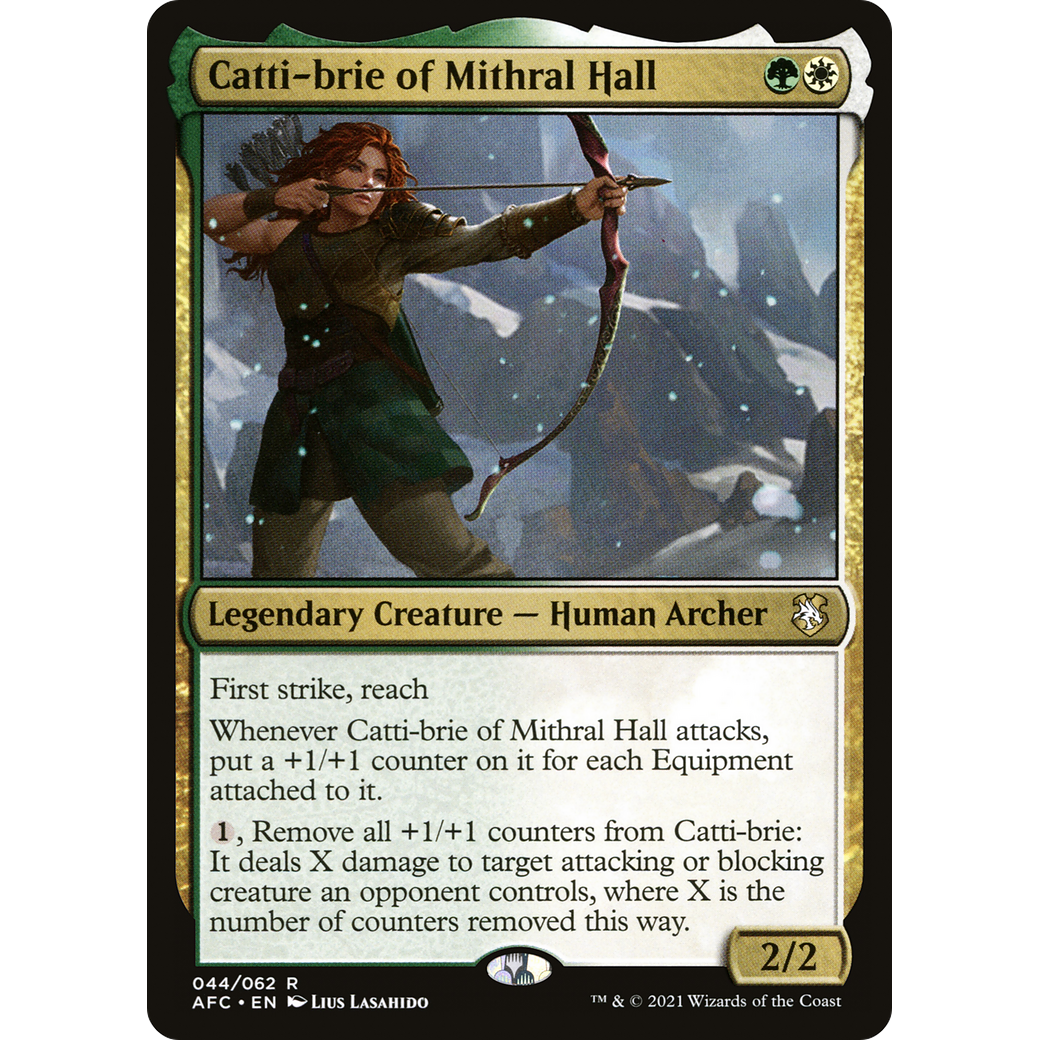 Catti-brie of Mithral Hall (AFC-044) - Forgotten Realms Commander