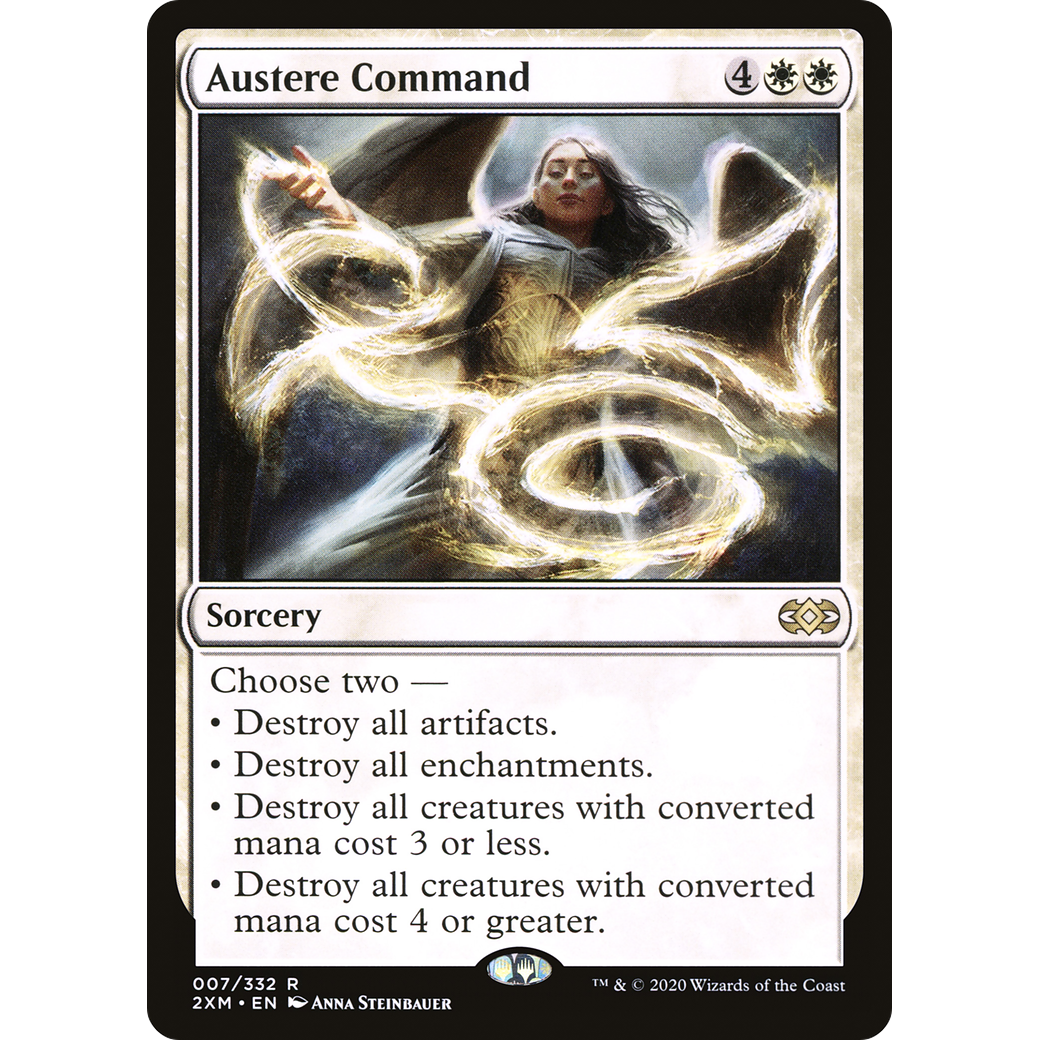 Austere Command (2XM-007) - Double Masters Foil