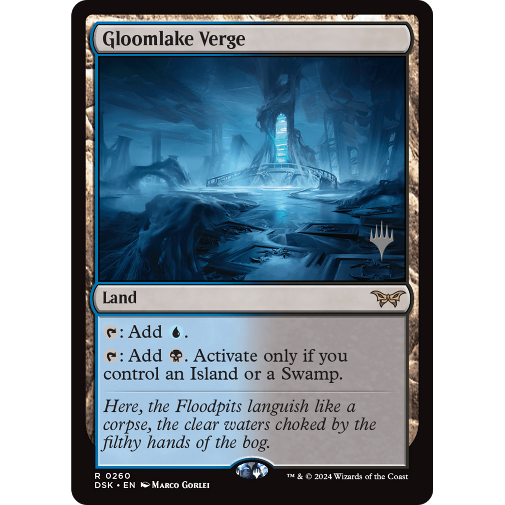 Gloomlake Verge (PPDSK-260P) - Duskmourn: House of Horror Promos