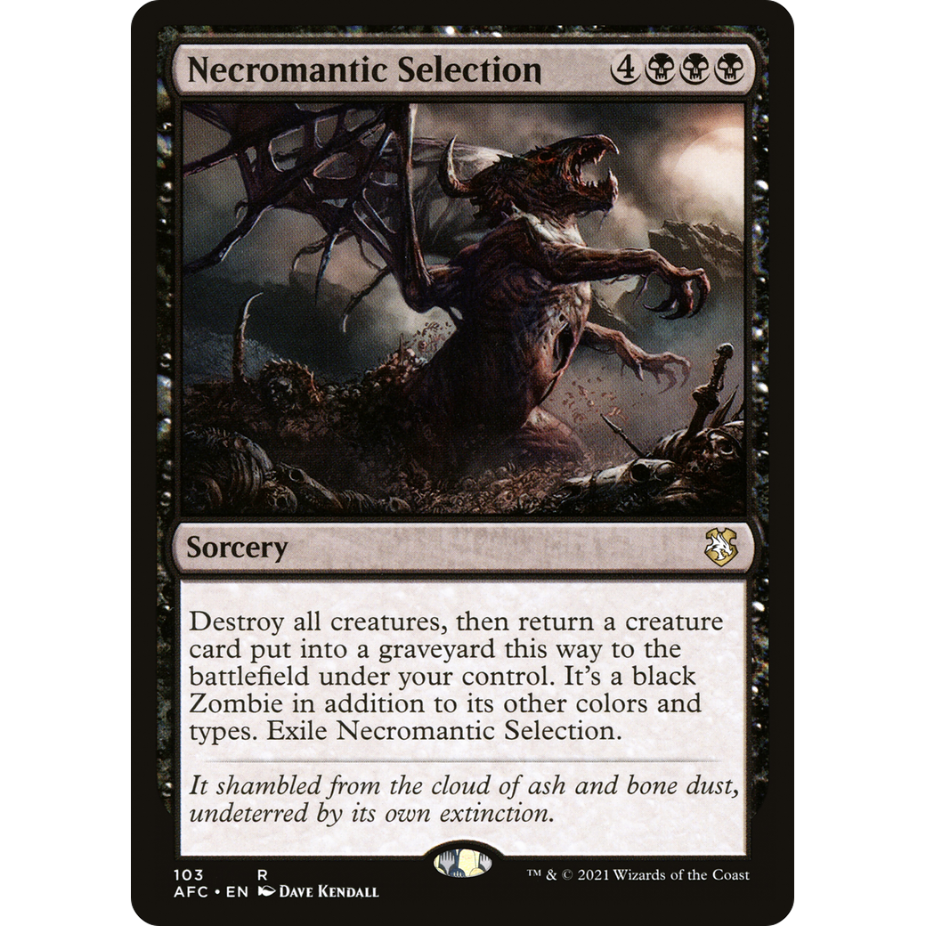 Necromantic Selection (AFC-103) - Forgotten Realms Commander