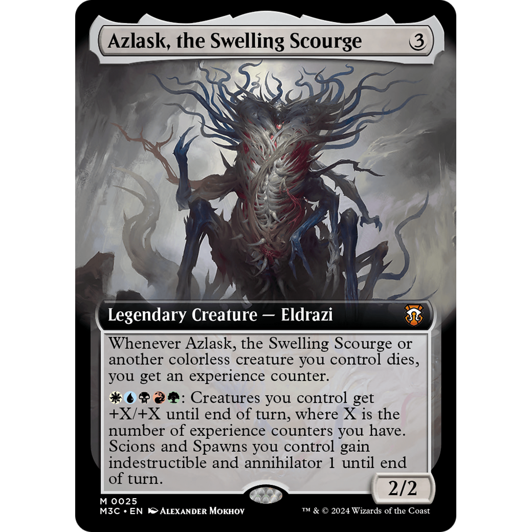 Azlask, the Swelling Scourge (M3C-025) - Modern Horizons 3 Commander: (Extended Art)