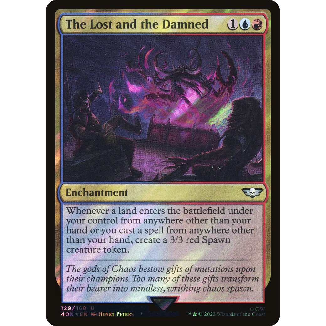 The Lost and the Damned (40K-129) - Warhammer 40,000 Commander Foil