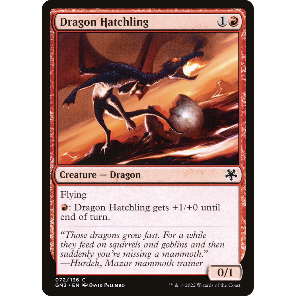 Dragon Hatchling (GN3-072) - Game Night: Free-for-All