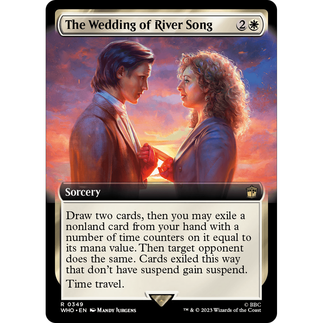 The Wedding of River Song (Extended Art) (WHO-349) - Doctor Who: (Extended Art) Foil