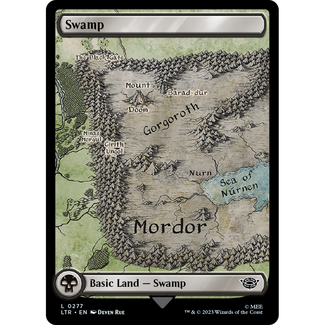 Swamp (LTR-277) - The Lord of the Rings: Tales of Middle-earth Foil
