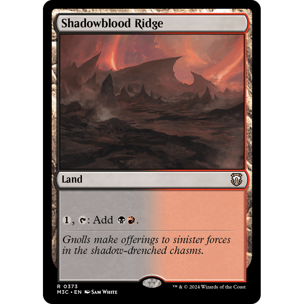 Shadowblood Ridge (M3C-373) - Modern Horizons 3 Commander
